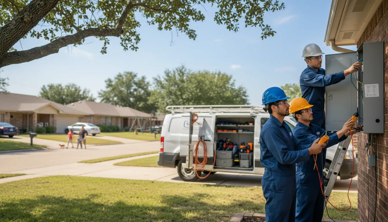 Certified electrician providing emergency electrical services in Hilliards, PA